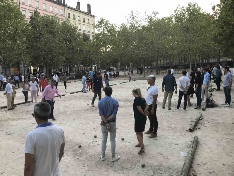 Afterwork pétanque client CAFPI Lyon