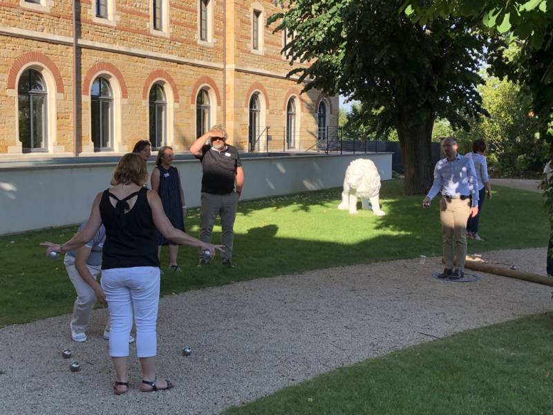 Animation pétanque cabinet Germain Moreau à l’hôtel de Fourvière Lyon 5